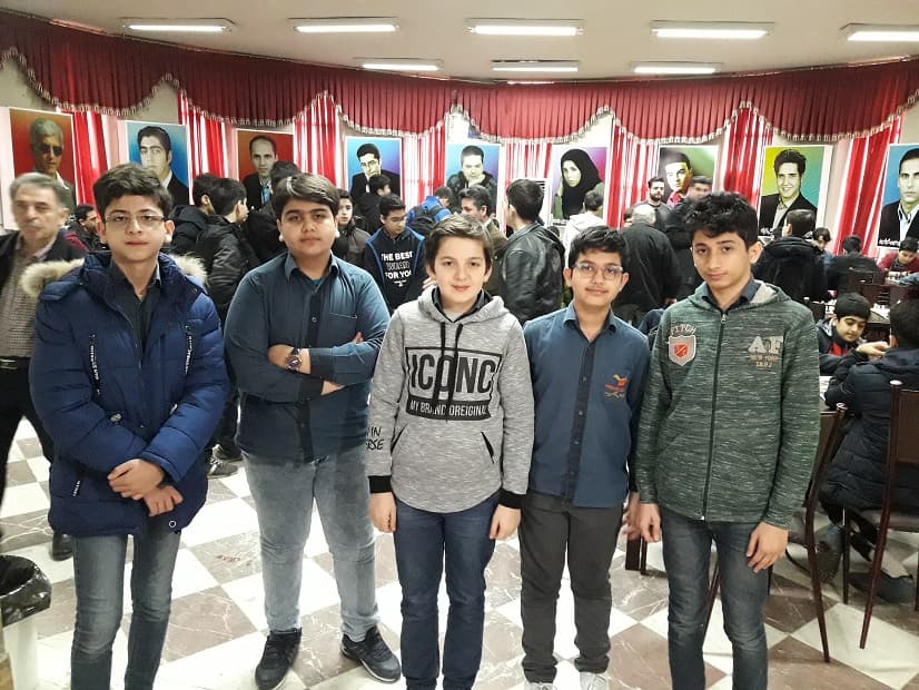 کسب مقام پنجم در مسابقات شطرنج