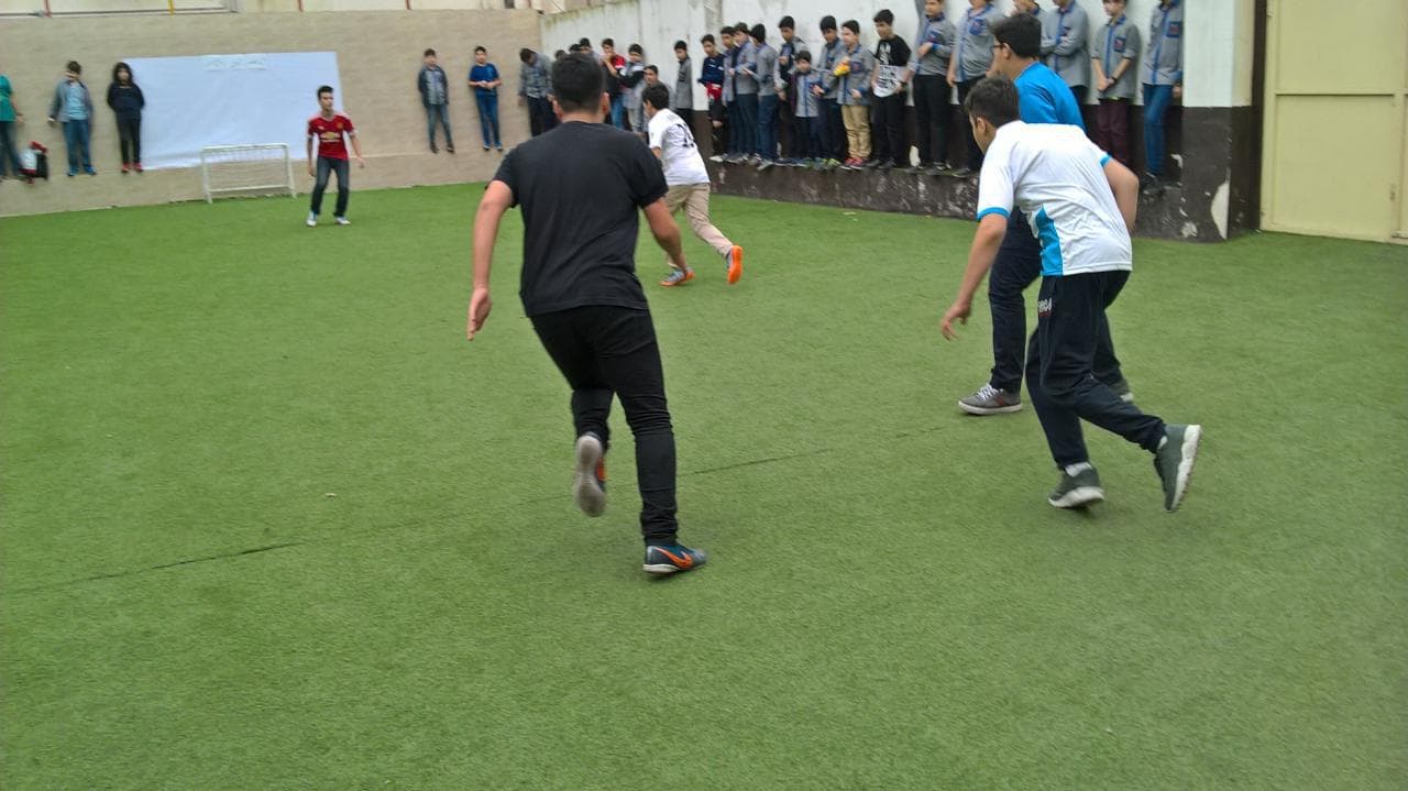 پایان مرحله اول مسابقات درون مدرسه ای طرح حیاط پویا